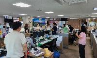 상망동 행정복지센터, 매일 아침 자체 친절교육 실시
