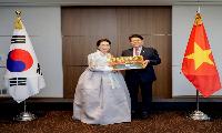 영주시의회 이상근 의장, 베트남 국회의장 부인 예방